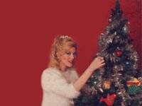 Audrey decorating tree